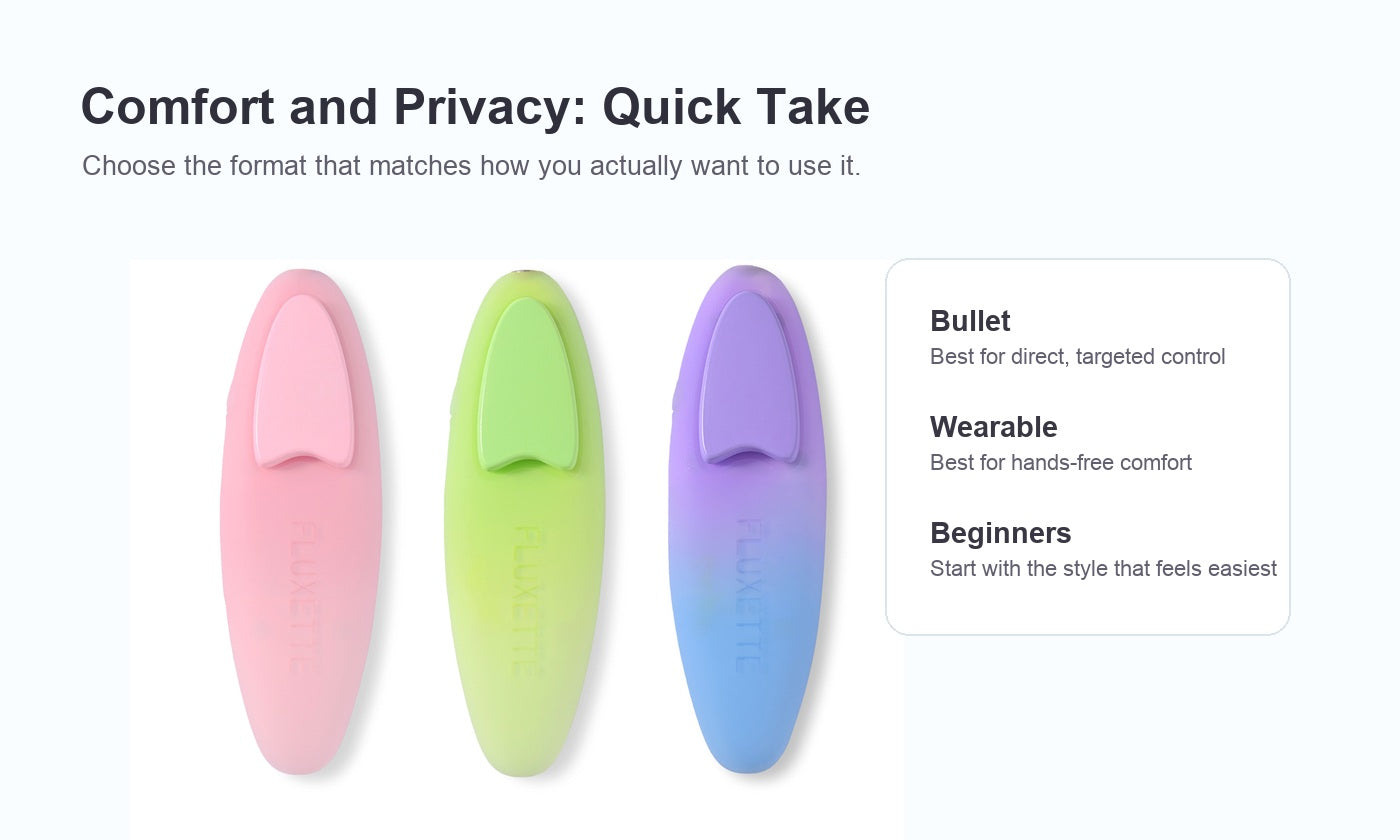 Wearable Vibrator vs Bullet Vibrator: Which One Is Right for You?