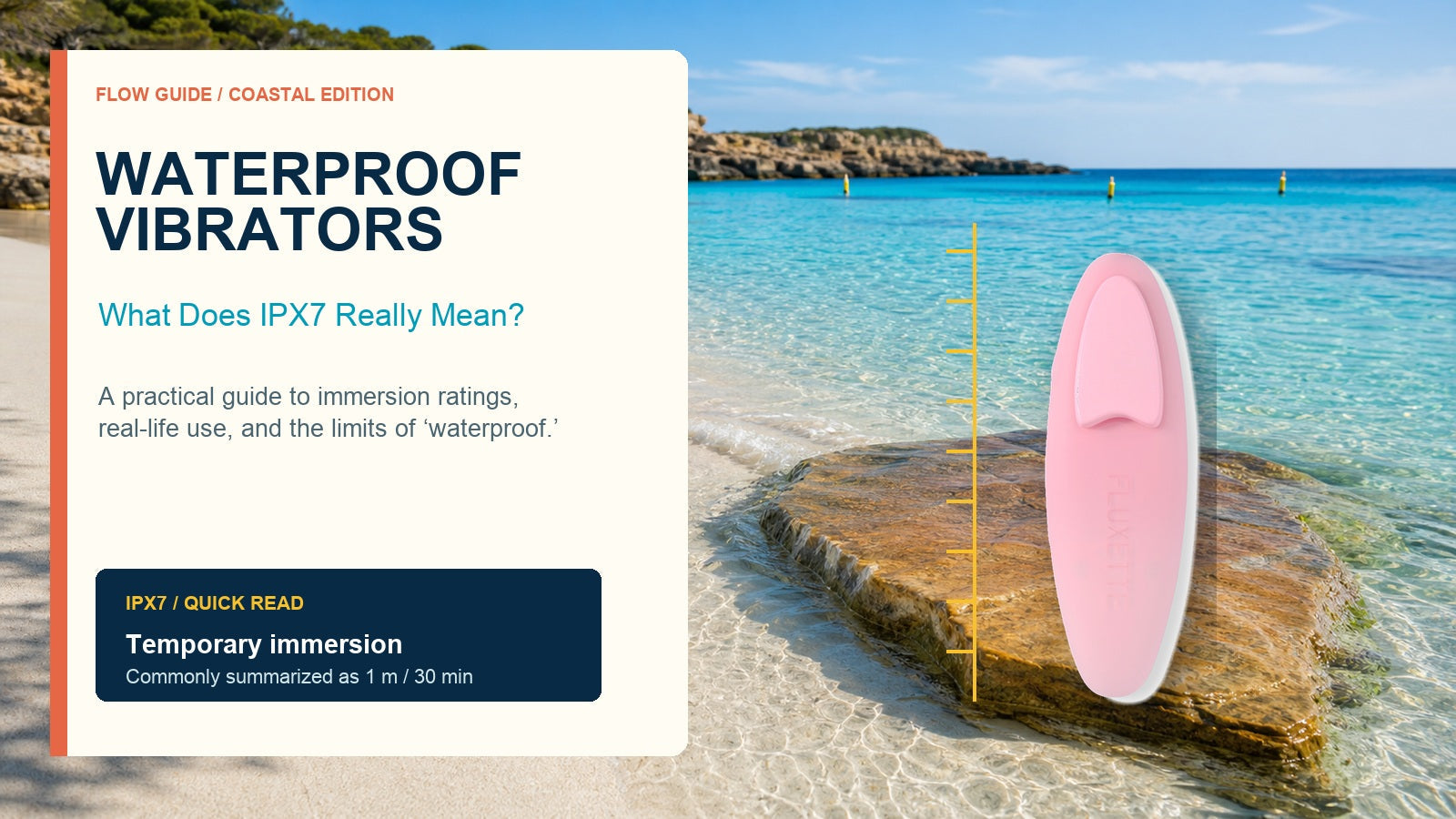 Waterproof Vibrators: What Does IPX7 Really Mean?