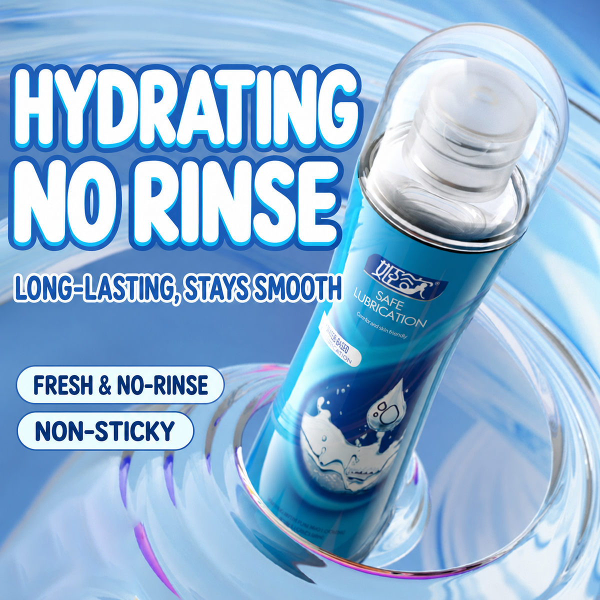 Fire & Ice Kiss 100ml Flavored Cooling & Warming Edible Lubricant