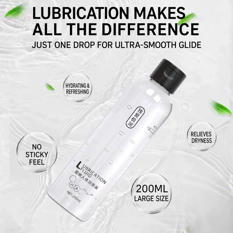 200ml Edible Water-Based Personal Lubricant