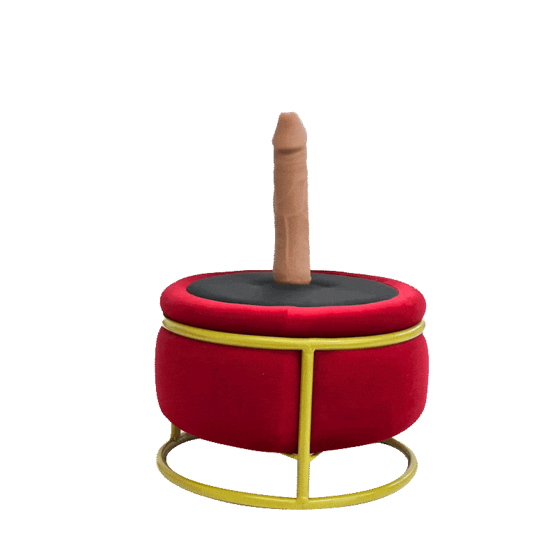 Red Seat Automatic Dildo Machine Chair