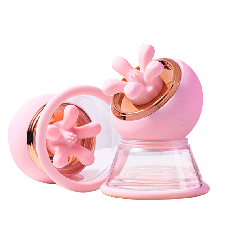 First Kiss 2-in-1 Kneading Nipple Massager