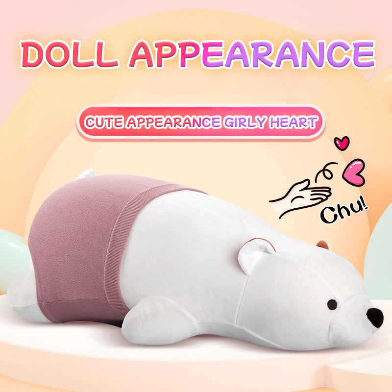 Discreet Polar Bear Pillow Remote-Controlled Sex Machine