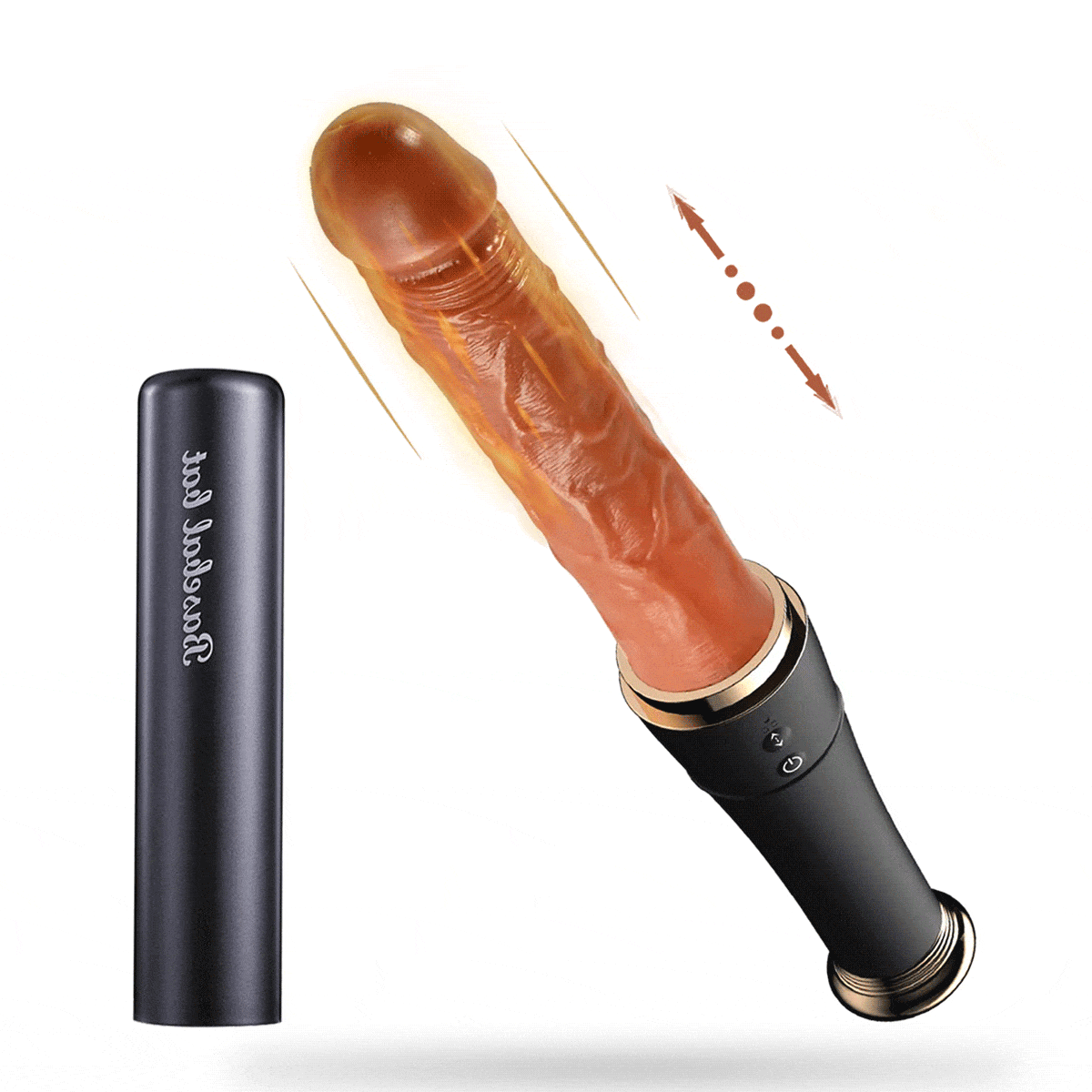 7.48-Inch Automatic Thrusting Dildo with Licking & Heating Functions