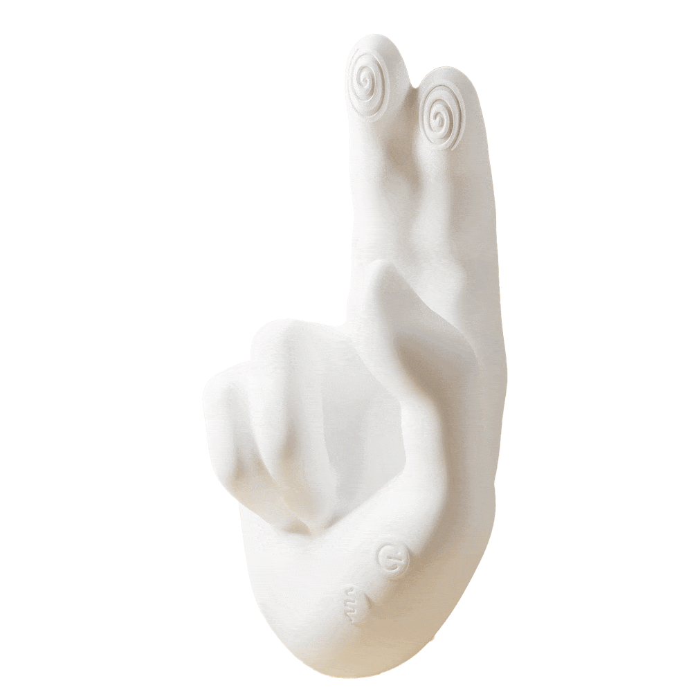Realistic Finger Flapping Clitoris G Spot Vibrator