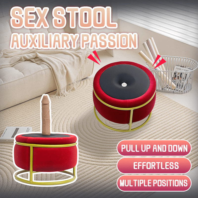 Red Seat Automatic Dildo Machine Chair