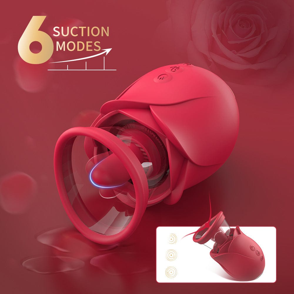Violet Rose Detachable Suction & Licking Stimulator