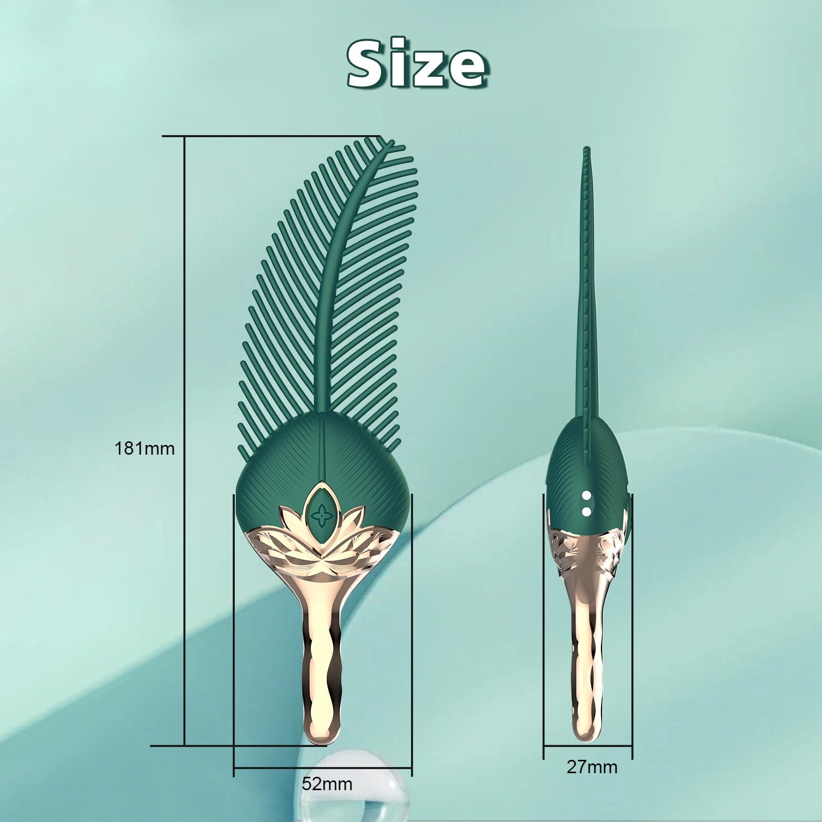 Flappy Feather Clitoral Stimulator Body Massager Couple Sex Toy