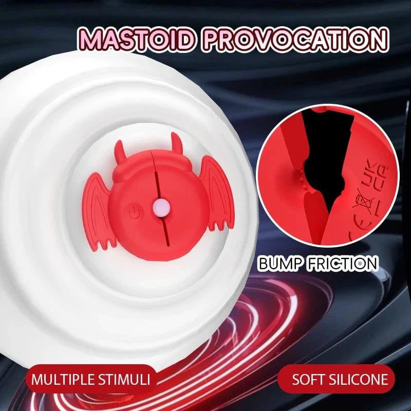 Little Devil Vibrating Nipple Clamps & Breast Stimulator
