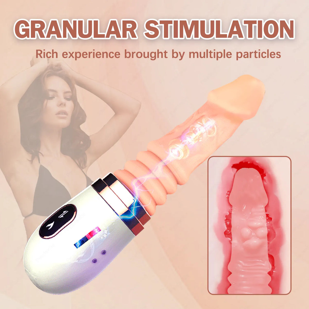 Mini Suction Cup Dildo Machine with Remote Control