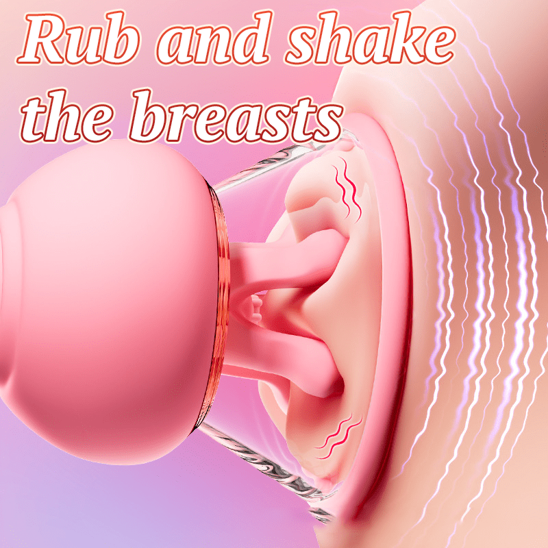 First Kiss 2-in-1 Kneading Nipple Massager