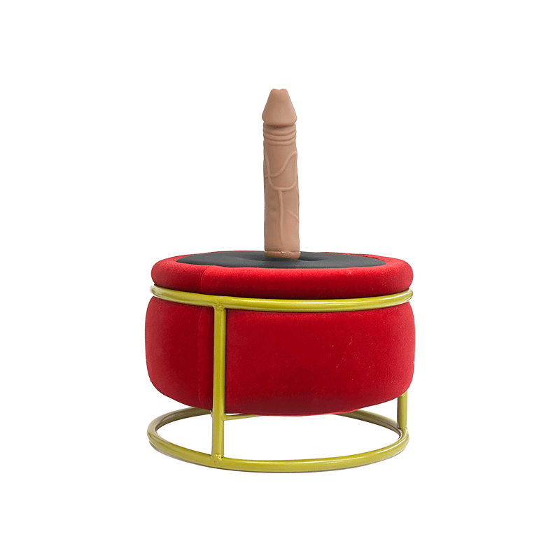 Red Seat Automatic Dildo Machine Chair
