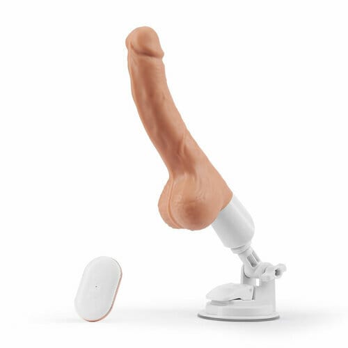 Automatic Telescopic Thrusting & Vibration Sex Machine with Wireless Remote Control
