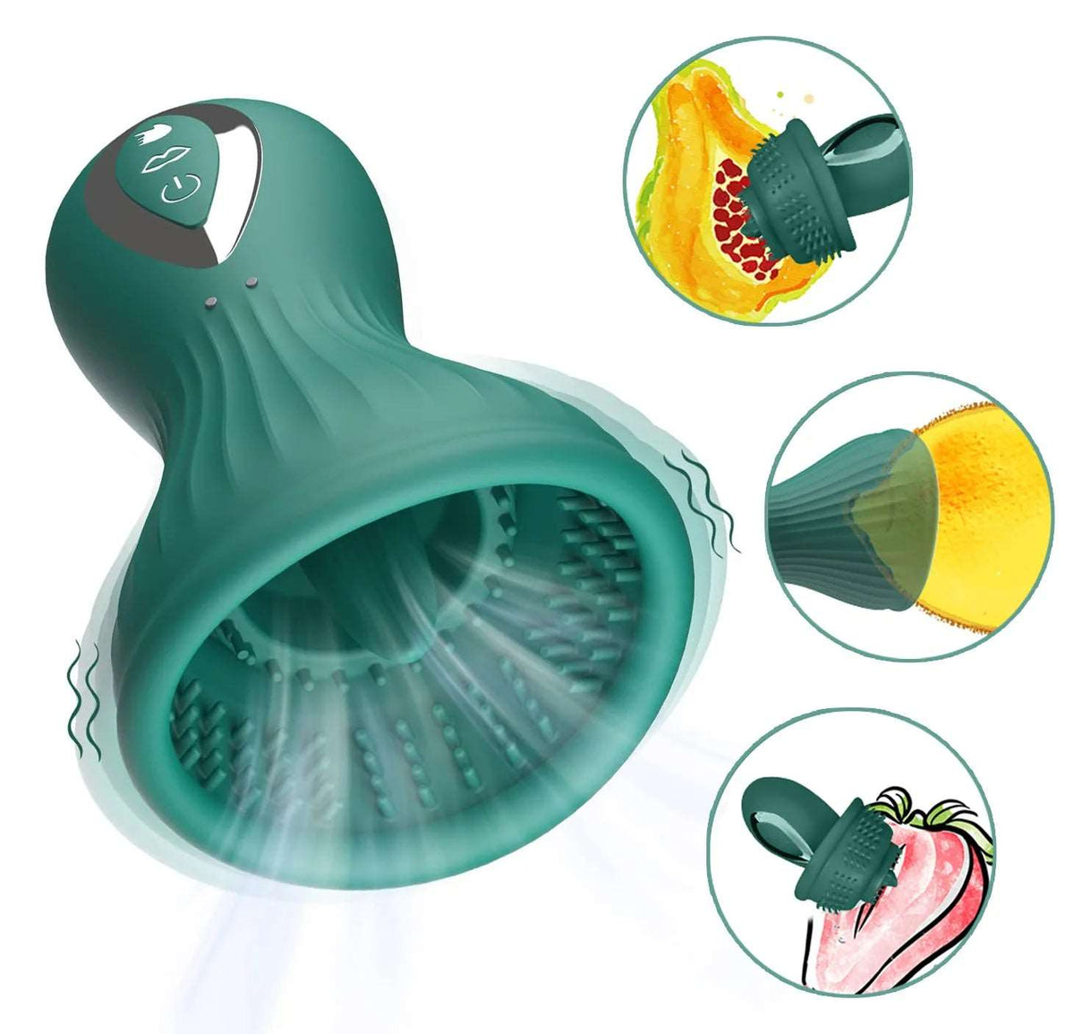 Dragon Kiss Clitoral Suction & Licking Tongue Stimulator