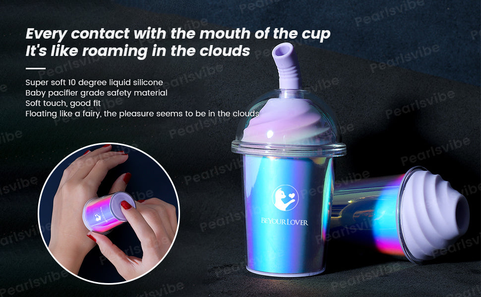 Heehee Cup Suction Heating G-spot Vibrator Clitoral Stimulator