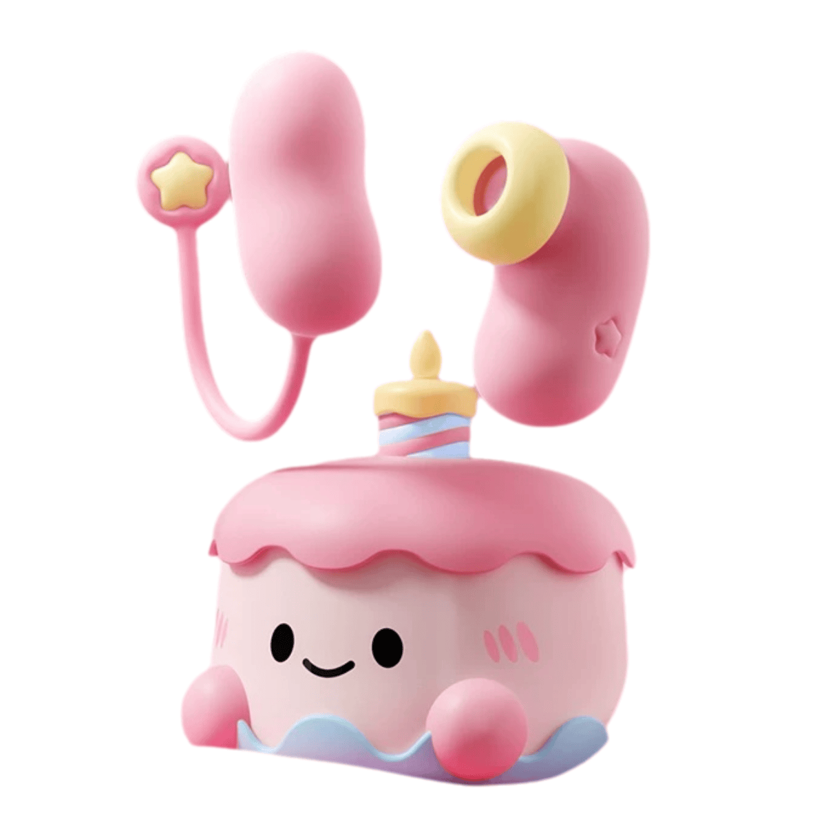 Sweet Heart Cake Party App Remote Control Love Egg Suction Vibrator Set