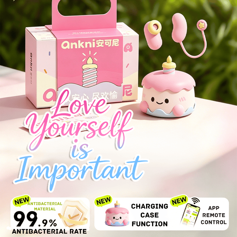 Sweet Heart Cake Party App Remote Control Love Egg Suction Vibrator Set
