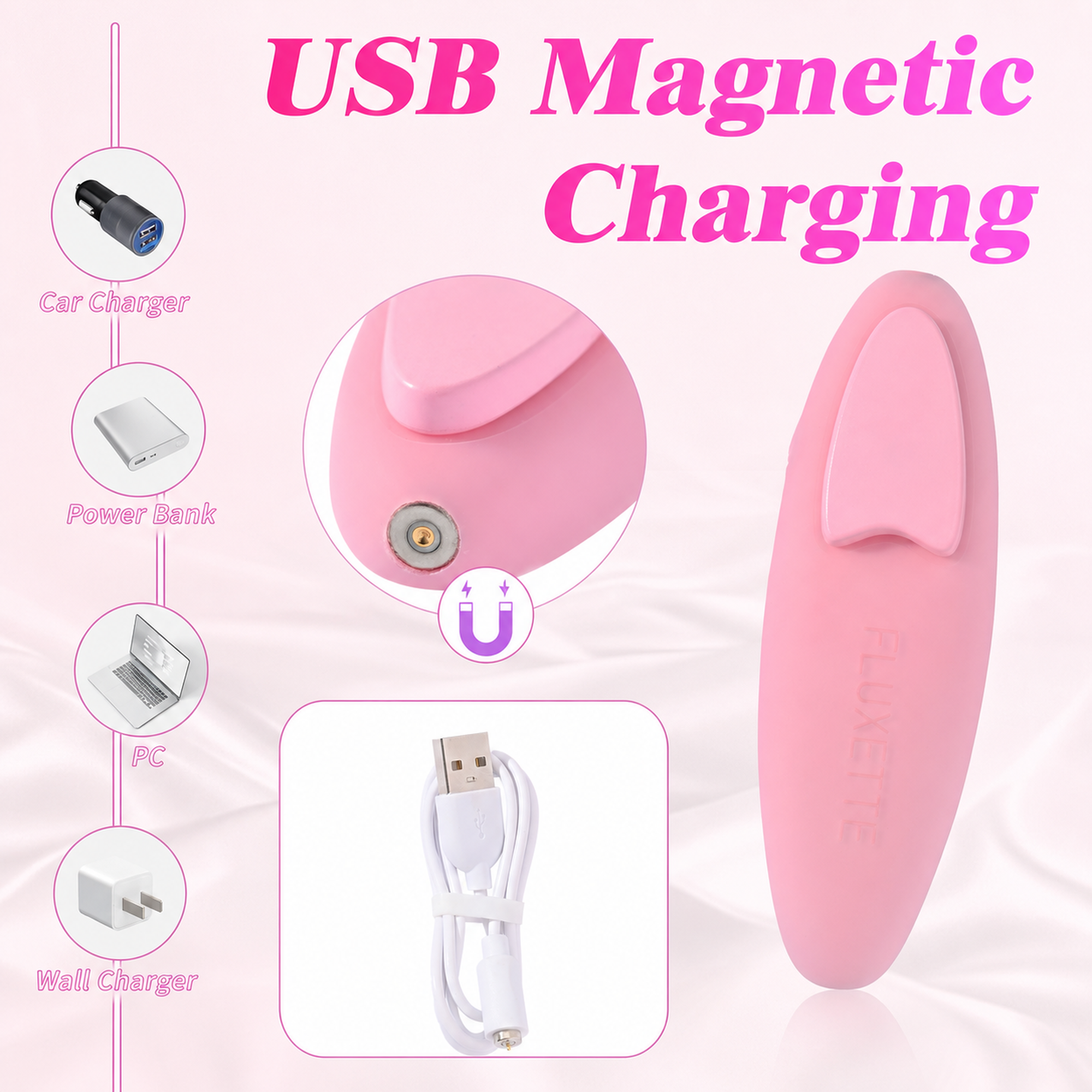 Fluxette Wave 1.0 ｜App-gesteuerter tragbarer Vibrator