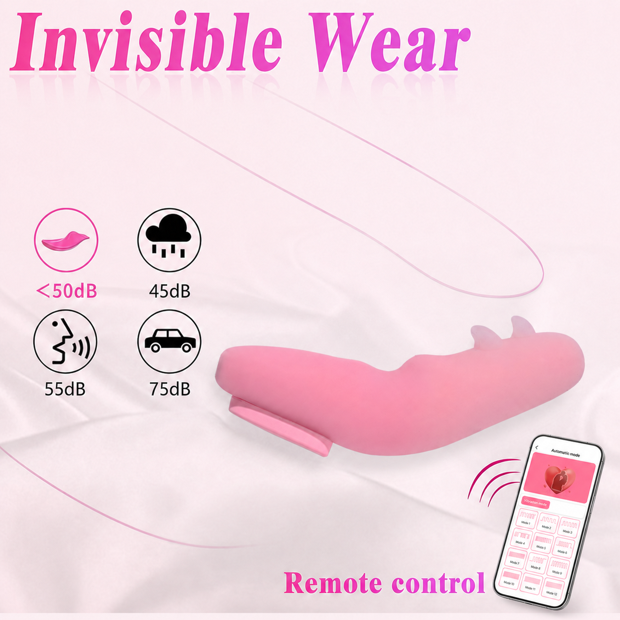 Fluxette Wave 1.0 ｜App-gesteuerter tragbarer Vibrator