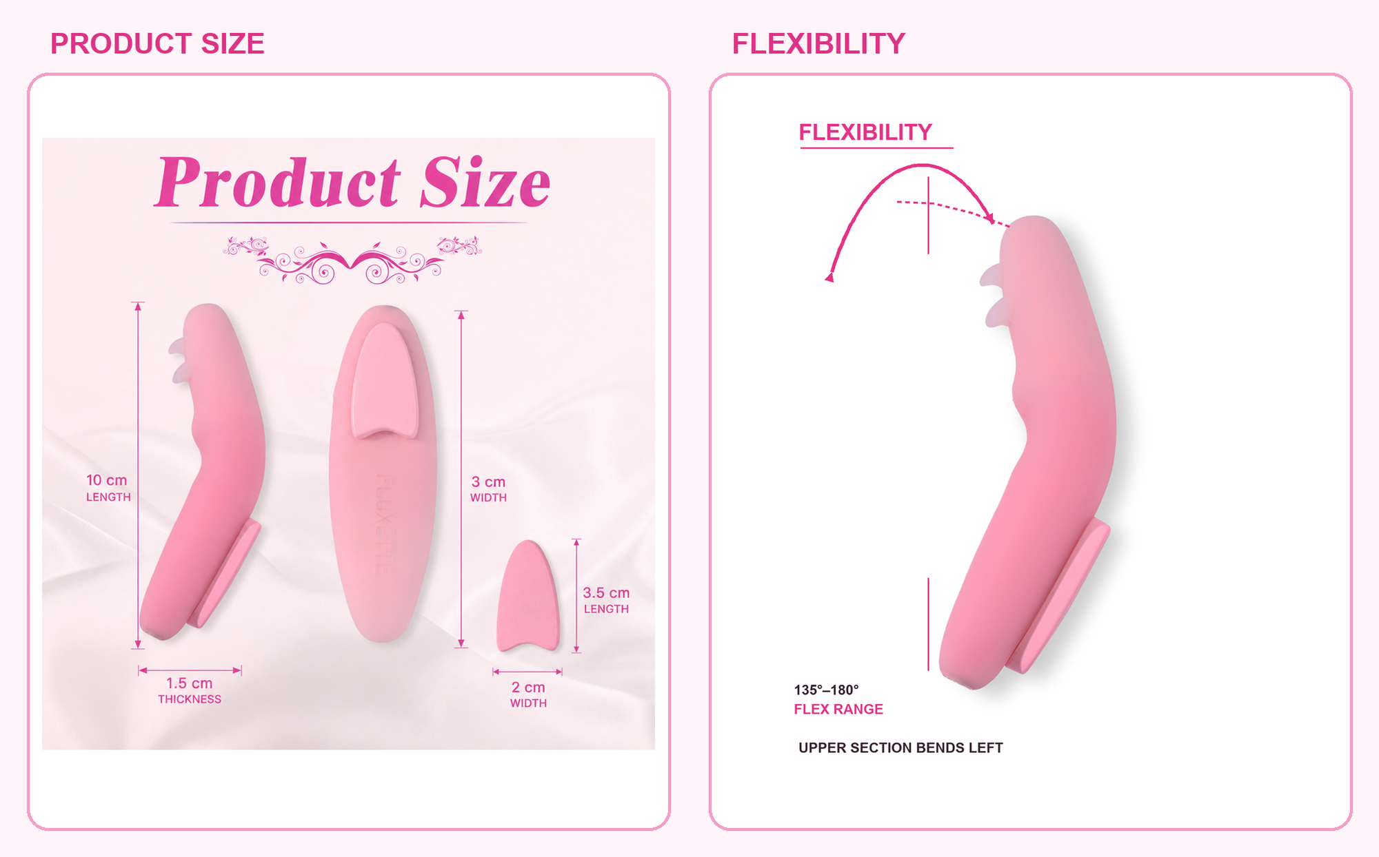 Fluxette Wave 1.0 ｜App-gesteuerter tragbarer Vibrator