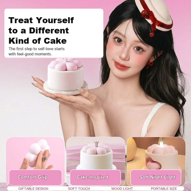 Night Cake 2 in 1 App Remote Control Suction Vibrator Set